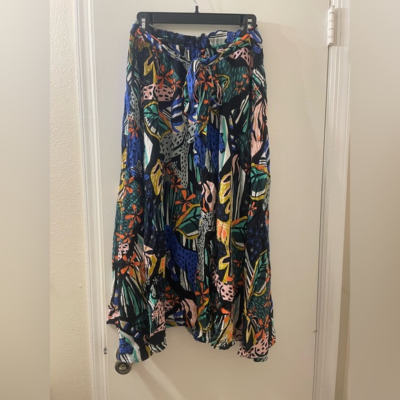 Anthropologie X Masha Volnova Saoirse Tiered Midi Skirt Medium - Picture 8 of 16